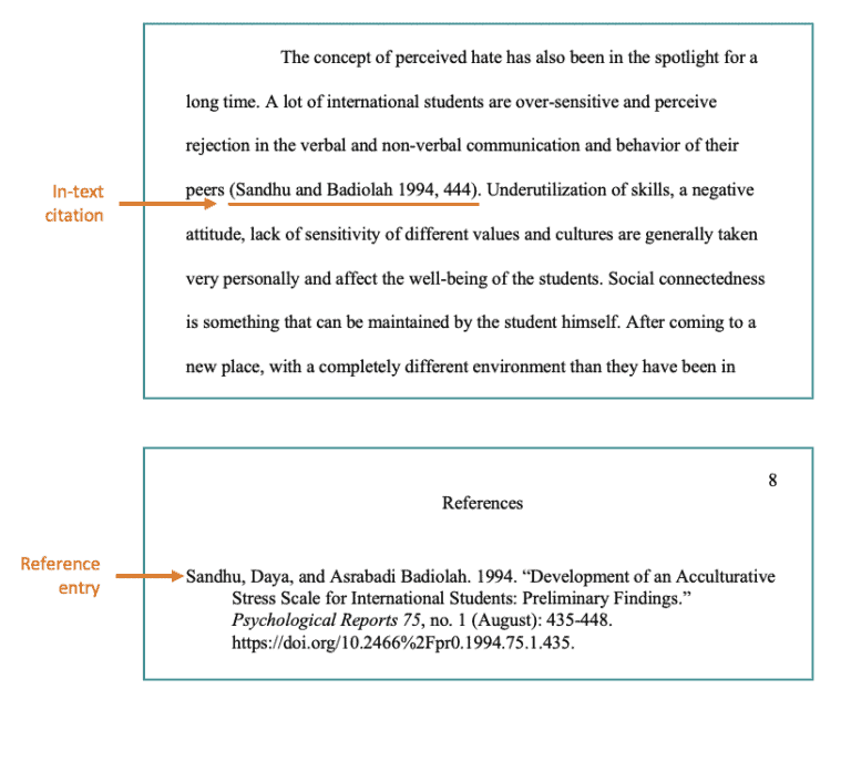 Chicago Author Date In Text Citation Example