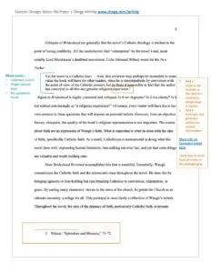 Chicago Style Sample Paper | Chegg Writing